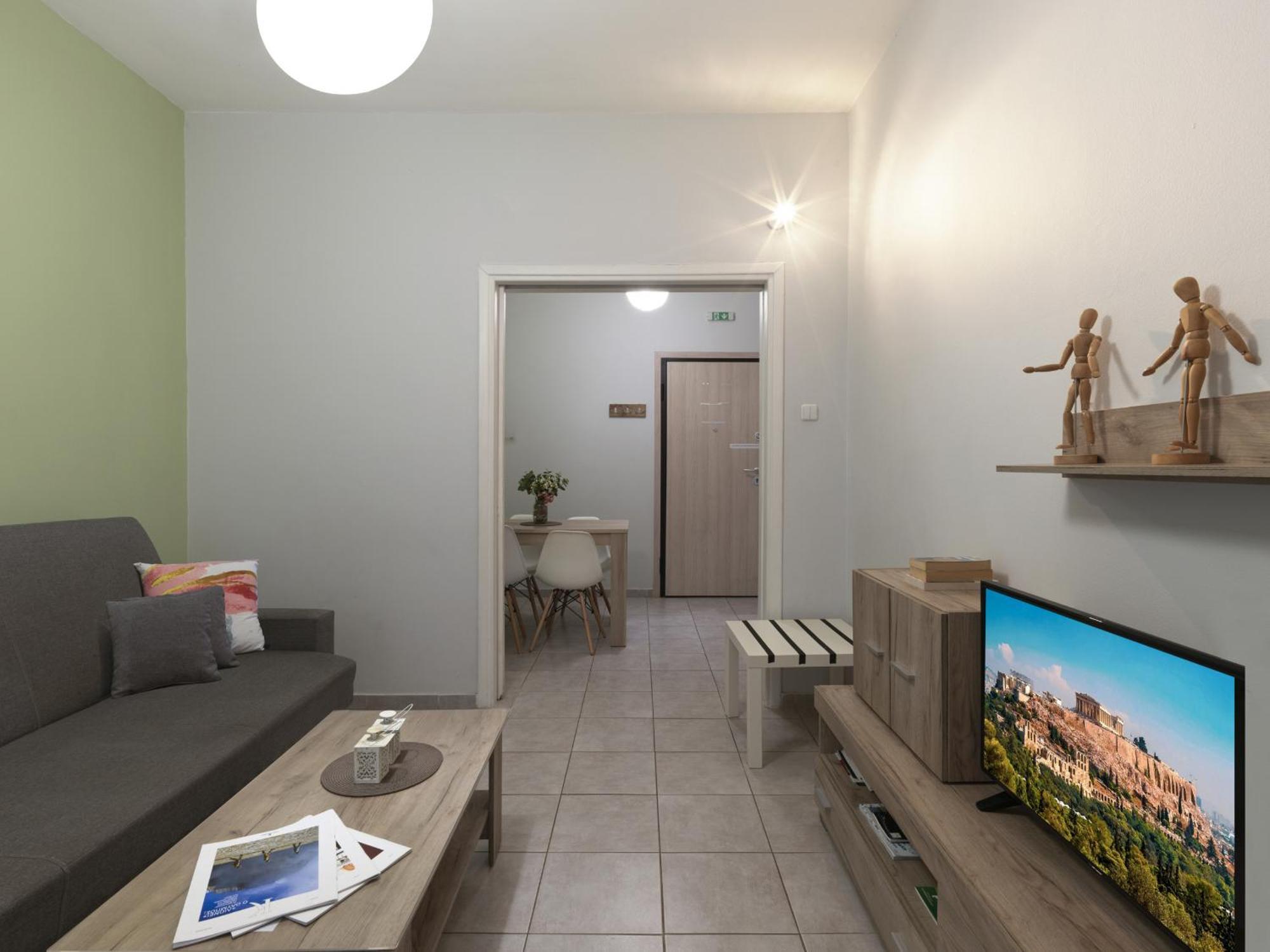 Апартаменты Cozy Athenian One Bd, Pistachio Charm Экстерьер фото